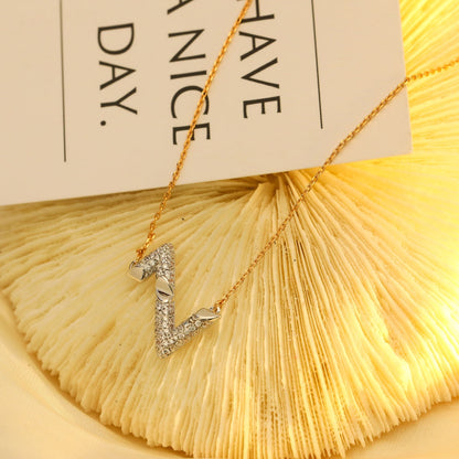 [⭐moonlume]VOLT SILVER DIAMOND PEDANT NECKLACE