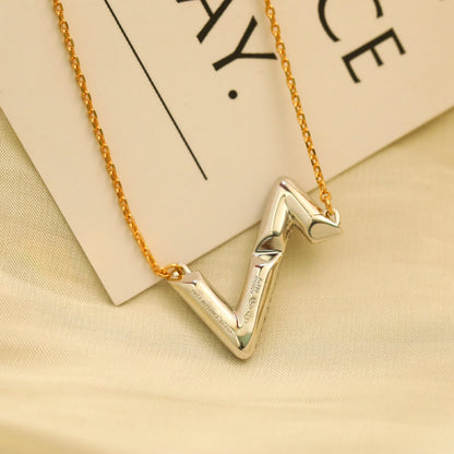 [⭐moonlume]VOLT SILVER DIAMOND PEDANT NECKLACE