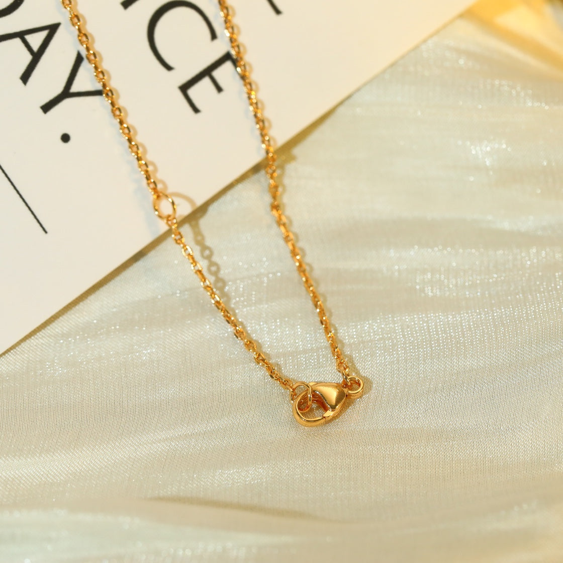 [⭐moonlume]VOLT SILVER DIAMOND PEDANT NECKLACE