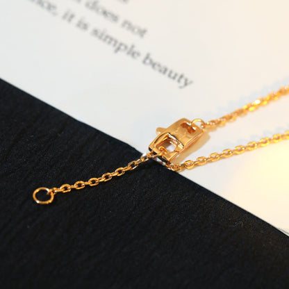 [⭐moonlume]STAR AND SUN DIAMOND PINK GOLD NECKLACE