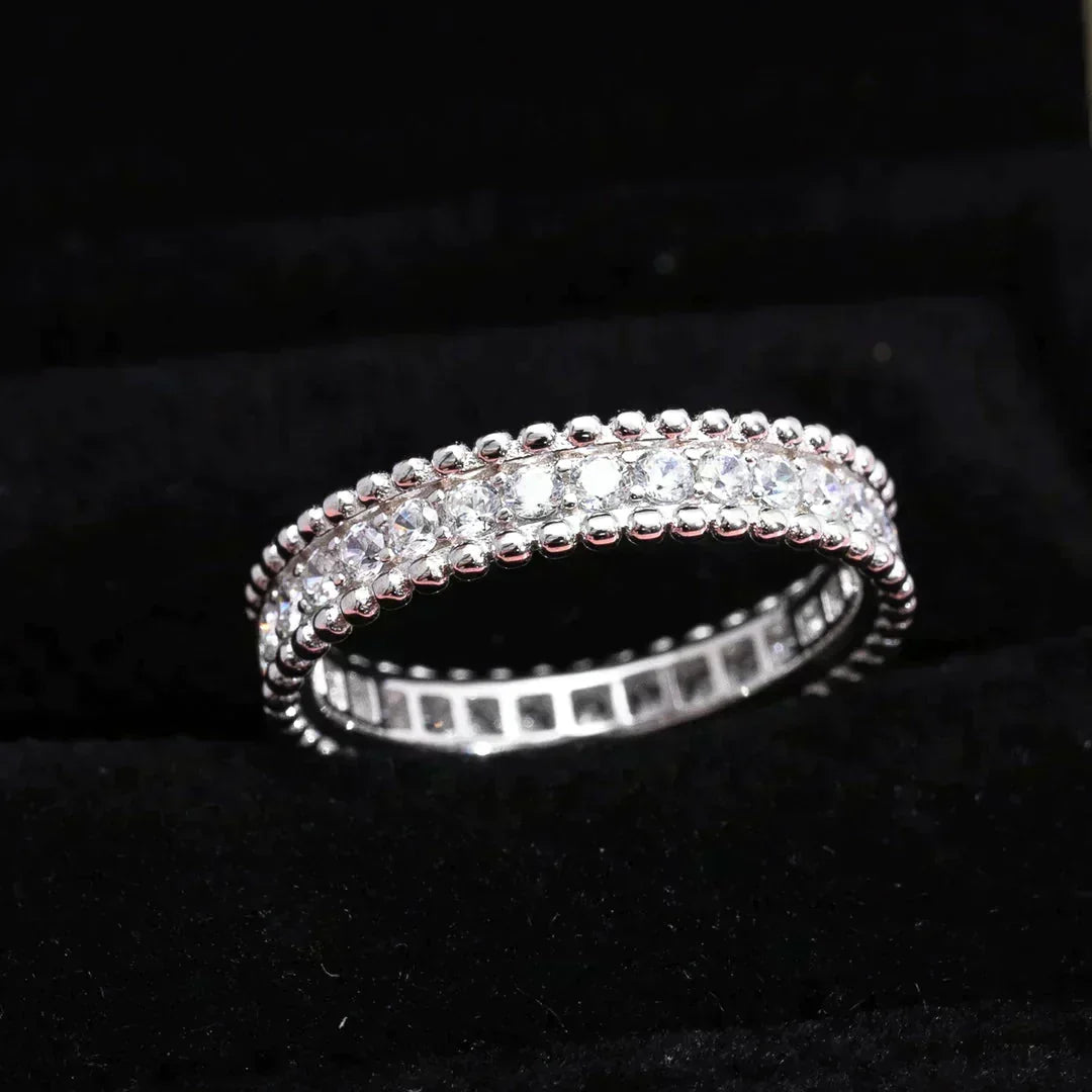 [⭐moonlume]PERLEE DIAMOND SILVER RING