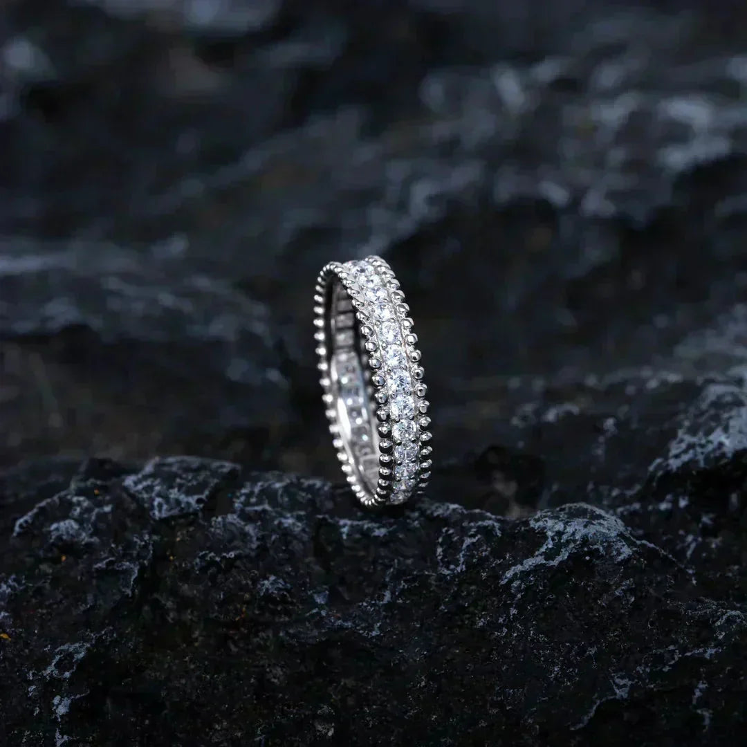 [⭐moonlume]PERLEE DIAMOND SILVER RING
