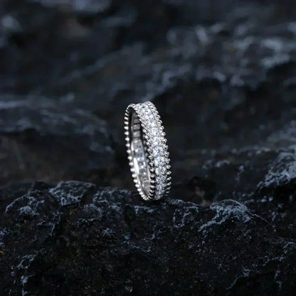 [⭐moonlume]PERLEE DIAMOND SILVER RING