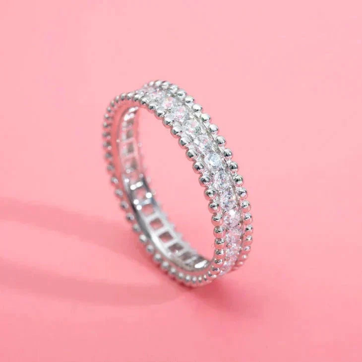 [⭐moonlume]PERLEE DIAMOND SILVER RING