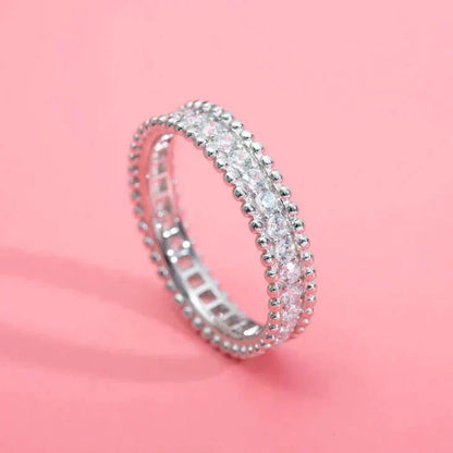 [⭐moonlume]PERLEE DIAMOND SILVER RING