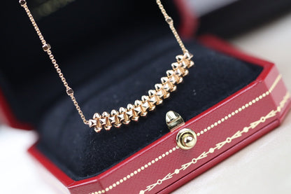 [⭐moonlume]CLASH PINK GOLD NECKLACE