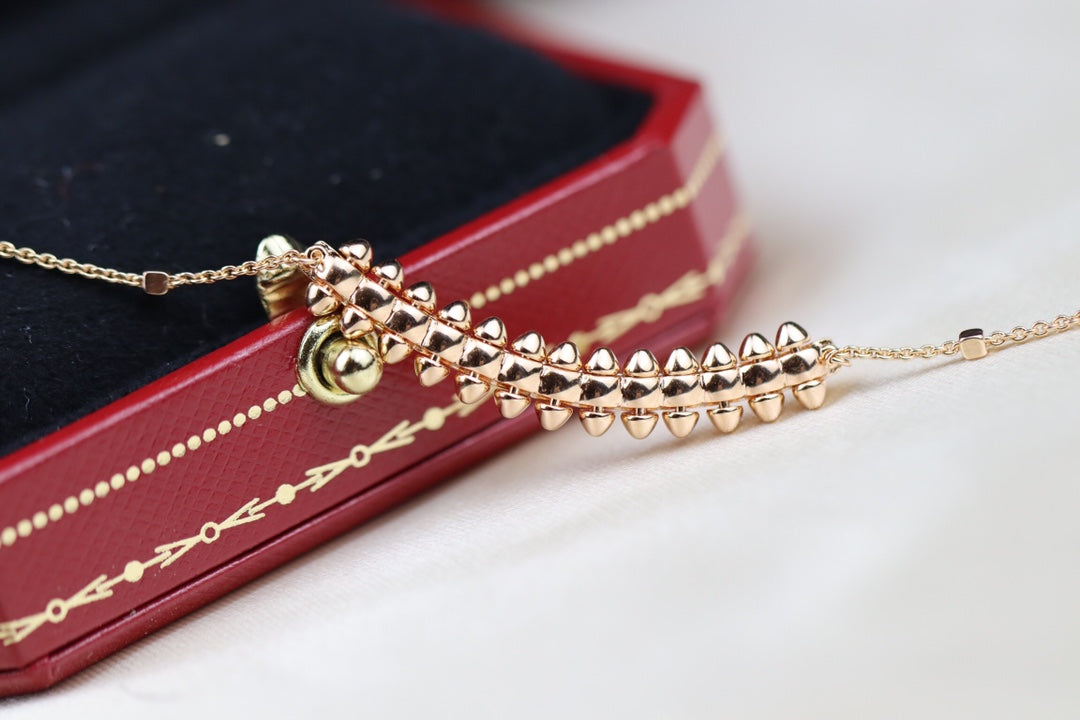 [⭐moonlume]CLASH PINK GOLD NECKLACE