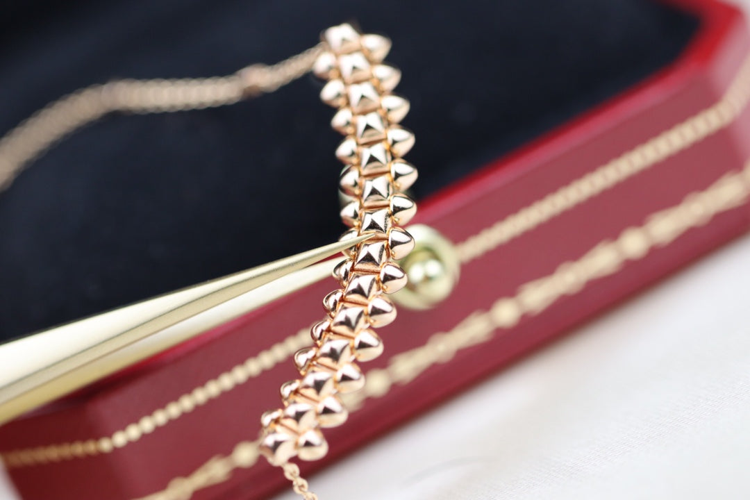 [⭐moonlume]CLASH PINK GOLD NECKLACE