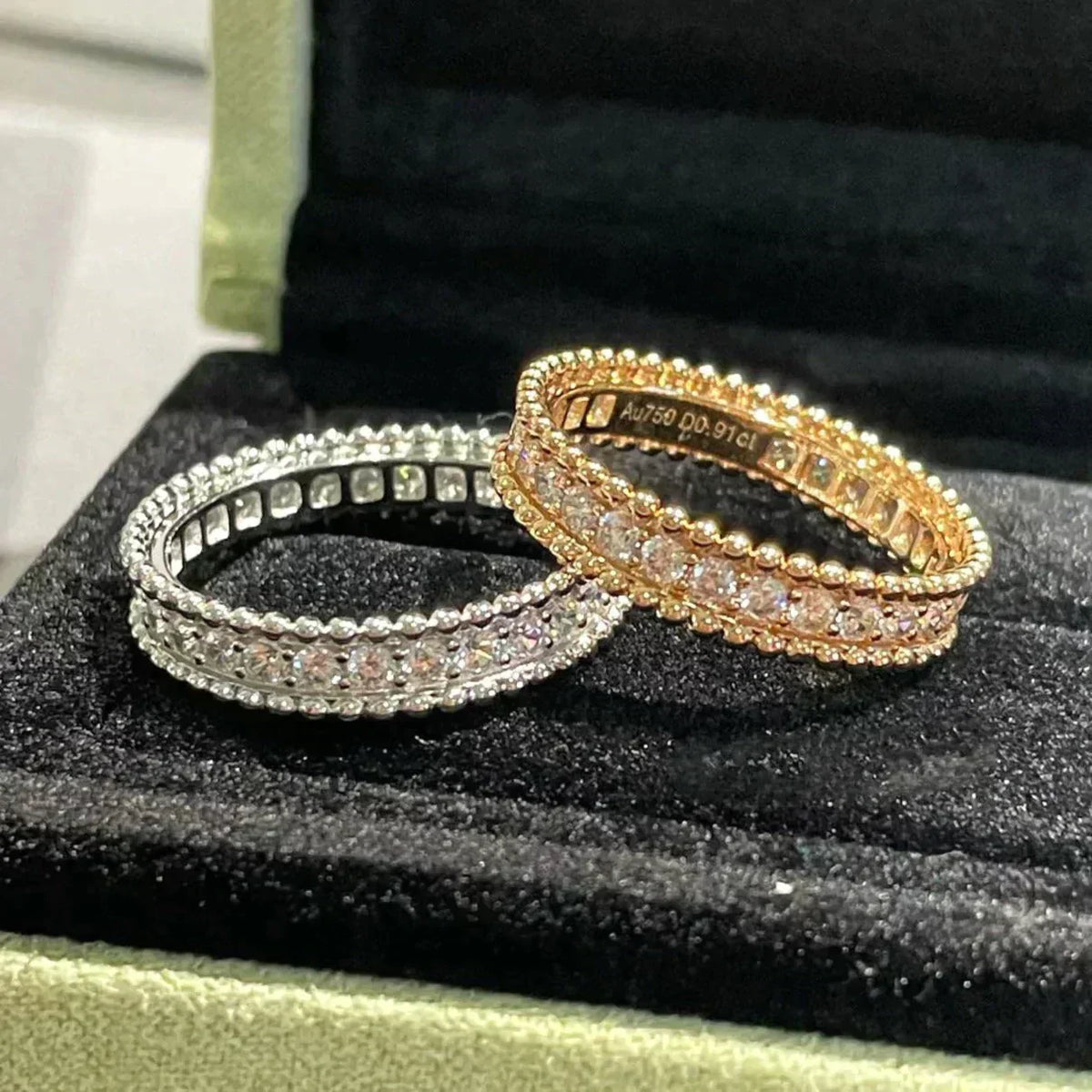 [⭐moonlume]PERLEE DIAMOND ROSE GOLD RING