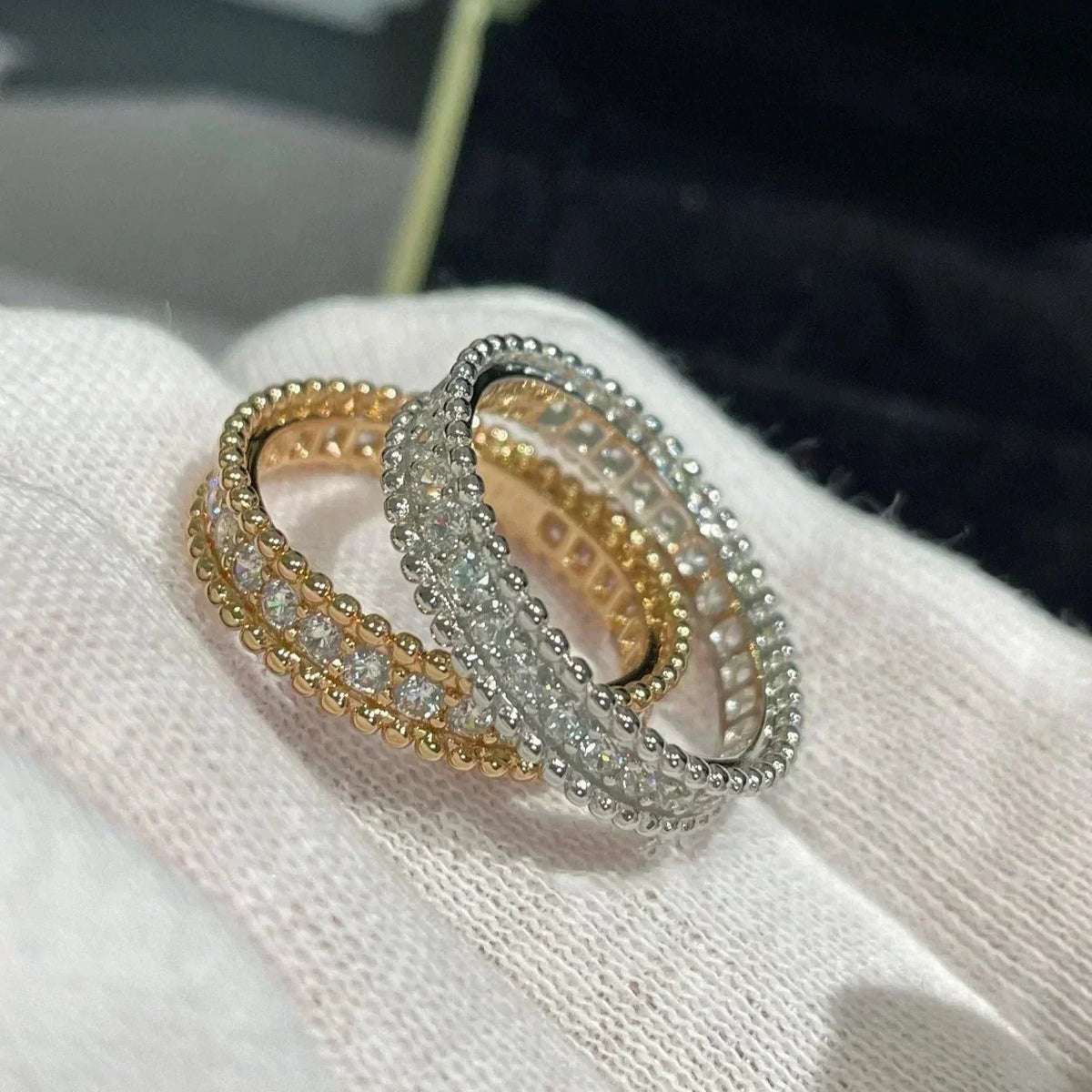 [⭐moonlume]PERLEE DIAMOND ROSE GOLD RING