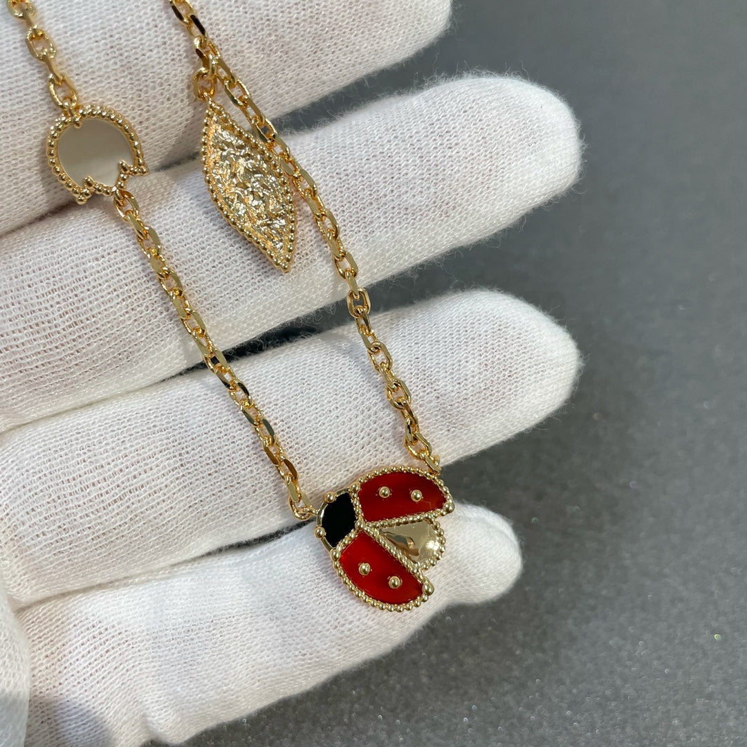 [⭐moonlume]LUCKY SPRING 15 MOTIFS GOLD NECKLACE