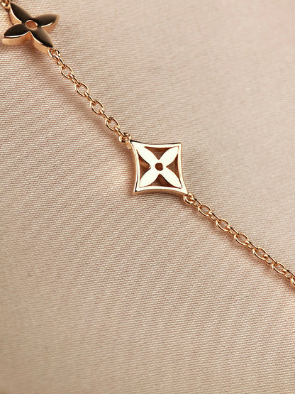 [⭐moonlume]STAR AND SUN 7 MOTIFS GOLD BRACELET