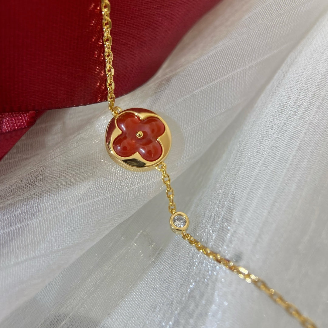 [⭐moonlume]SUN PEDANT CARNELIAN BRACELET