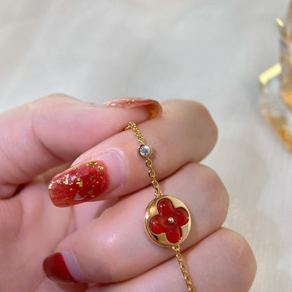 [⭐moonlume]SUN PEDANT CARNELIAN BRACELET