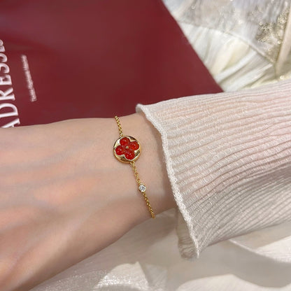 [⭐moonlume]SUN PEDANT CARNELIAN BRACELET