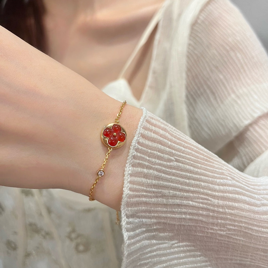 [⭐moonlume]SUN PEDANT CARNELIAN BRACELET
