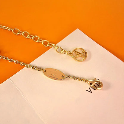 [⭐moonlume]LOGO STAR MOTIF GOLD BRACELET