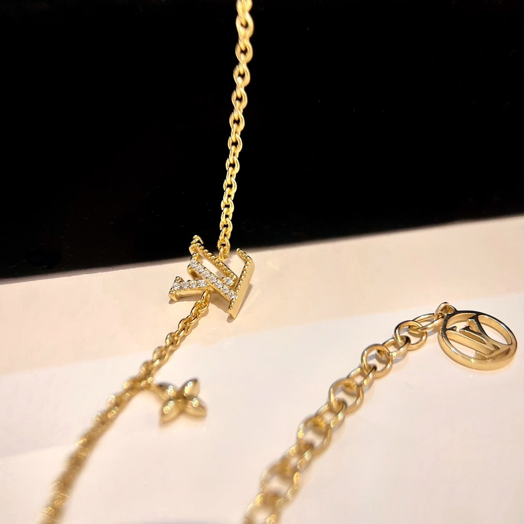 [⭐moonlume]LOGO STAR MOTIF GOLD BRACELET