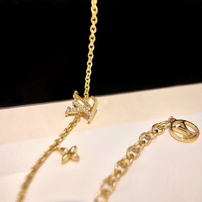 [⭐moonlume]LOGO STAR MOTIF GOLD BRACELET