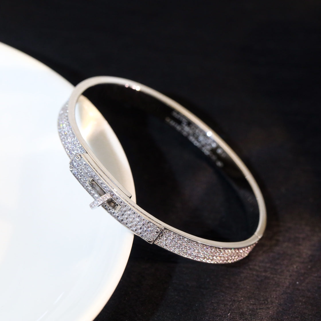 [⭐moonlume]KELLY BRACELET DIAMOND PAVED