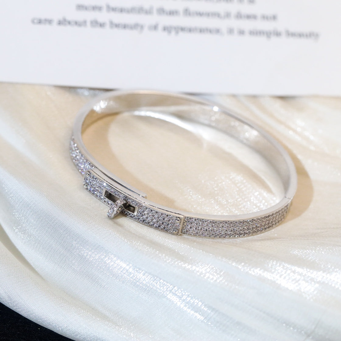 [⭐moonlume]KELLY BRACELET DIAMOND PAVED