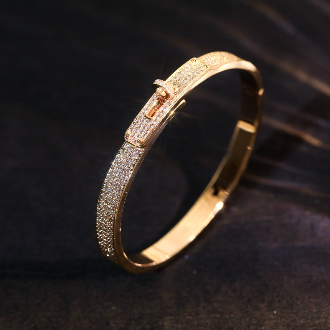 [⭐moonlume]KELLY BRACELET DIAMOND PAVED