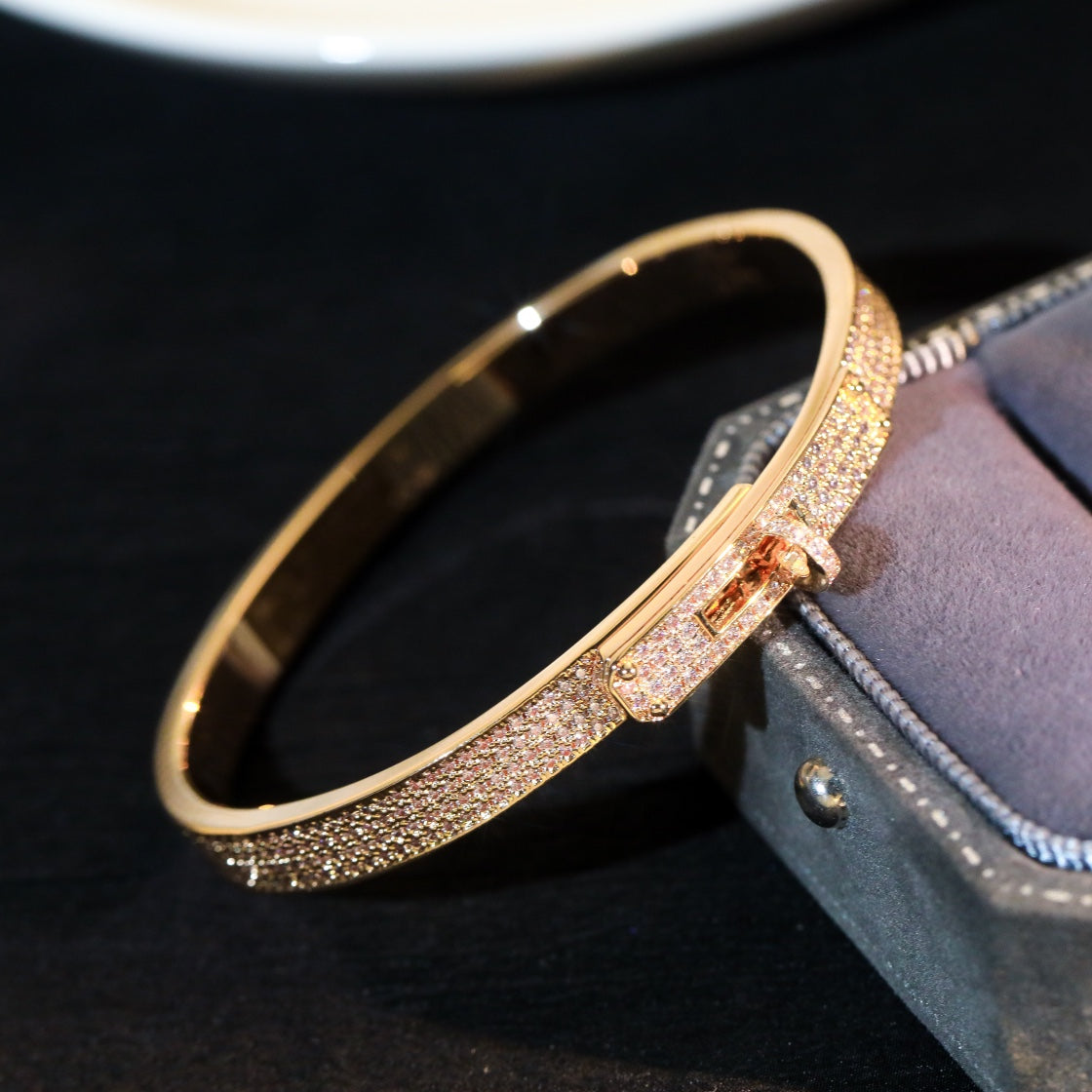 [⭐moonlume]KELLY BRACELET DIAMOND PAVED