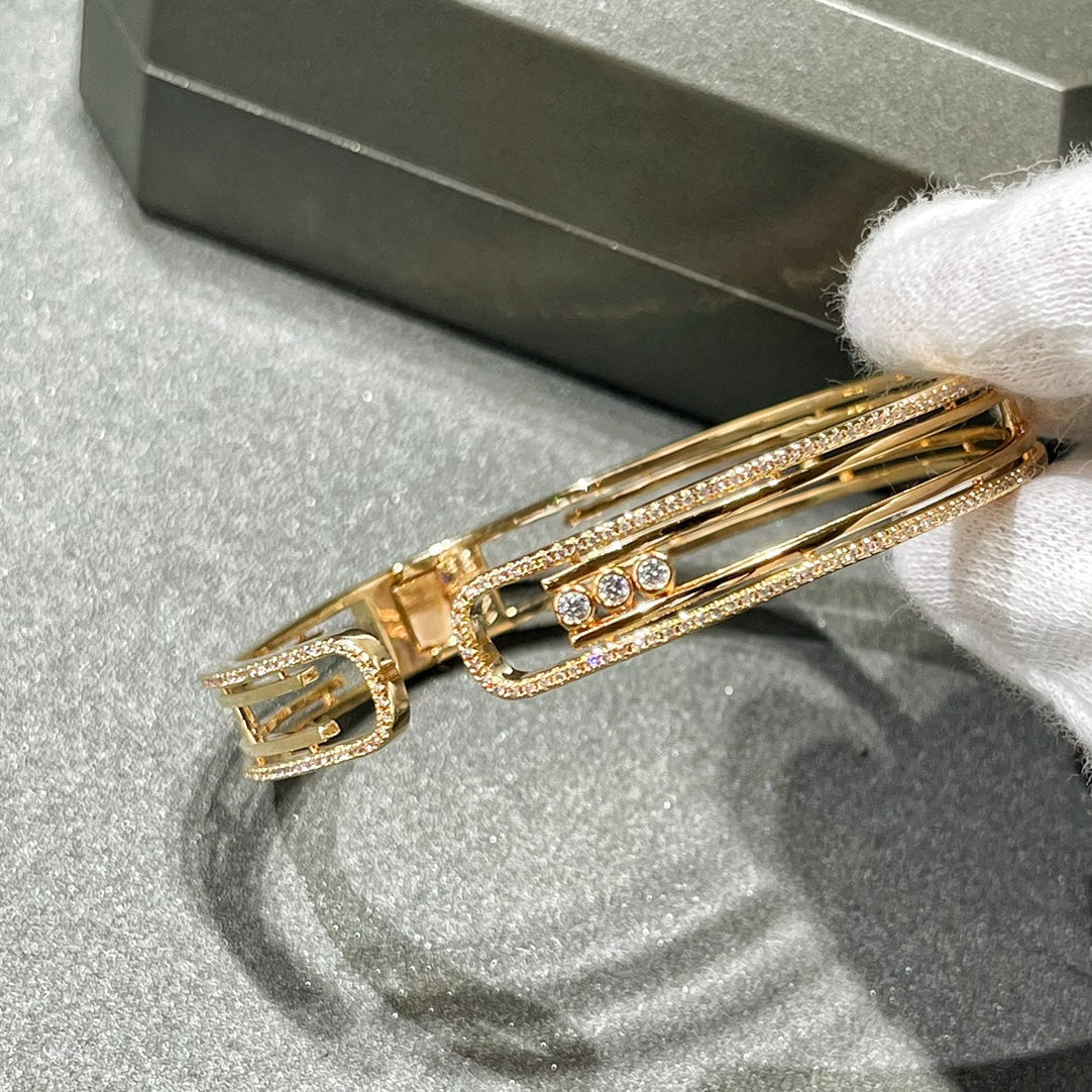 [⭐moonlume]MOVE 10TH PAVED DIAMOND BRACELET