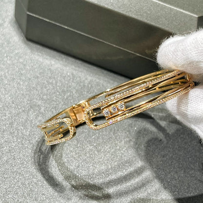 [⭐moonlume]MOVE 10TH PAVED DIAMOND BRACELET