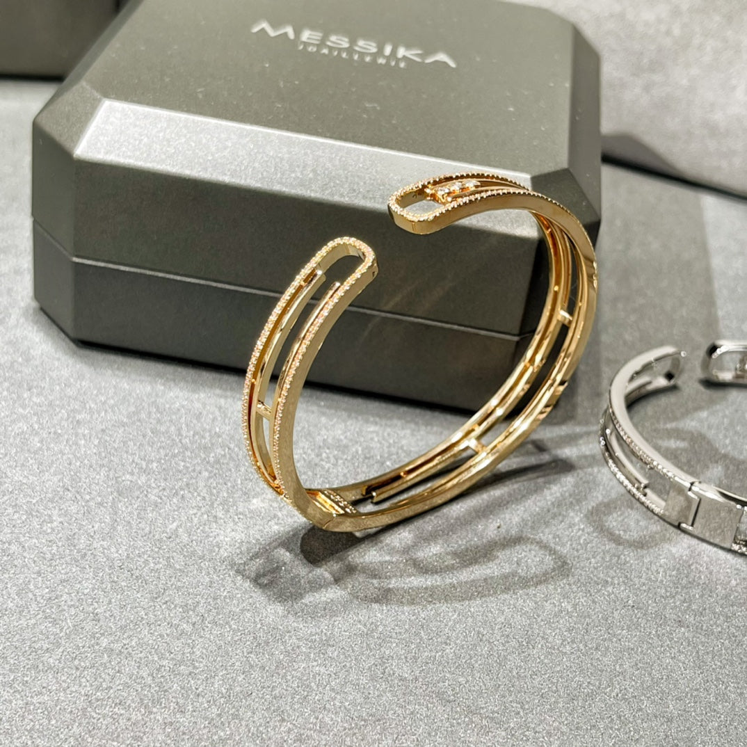 [⭐moonlume]MOVE 10TH PAVED DIAMOND BRACELET