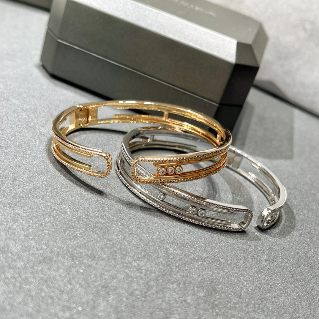 [⭐moonlume]MOVE 10TH PAVED DIAMOND BRACELET