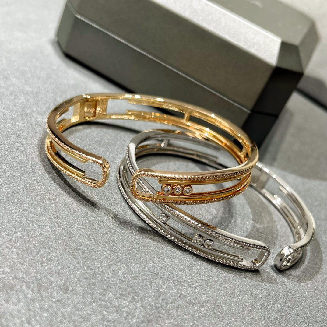 [⭐moonlume]MOVE 10TH PAVED DIAMOND BRACELET