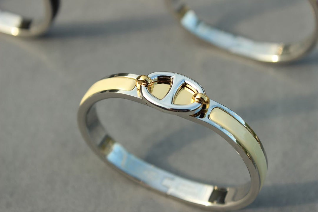[⭐moonlume]CLIC CHAINE SILVER BRACELET