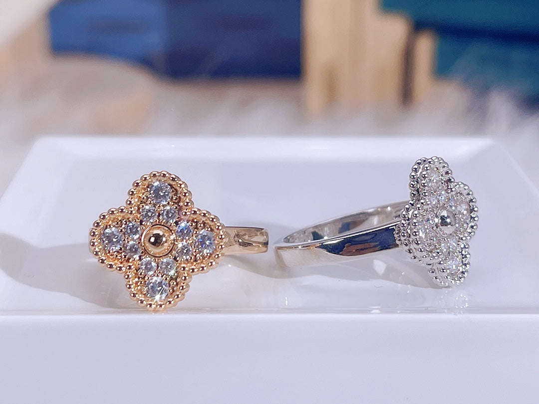 [⭐moonlume]CLOVER DIAMOND RING