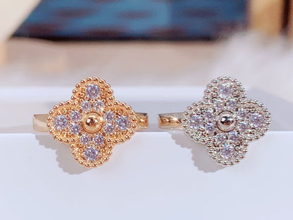 [⭐moonlume]CLOVER DIAMOND RING