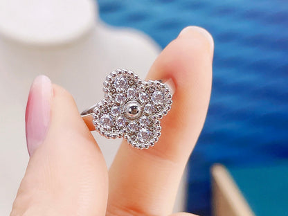 [⭐moonlume]CLOVER DIAMOND RING