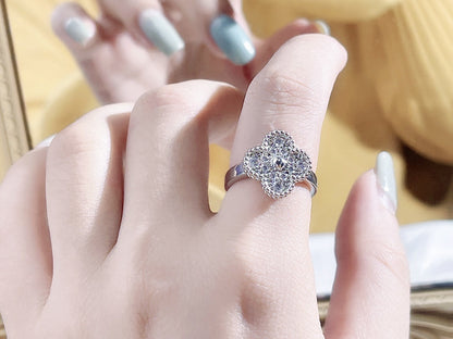[⭐moonlume]CLOVER DIAMOND RING