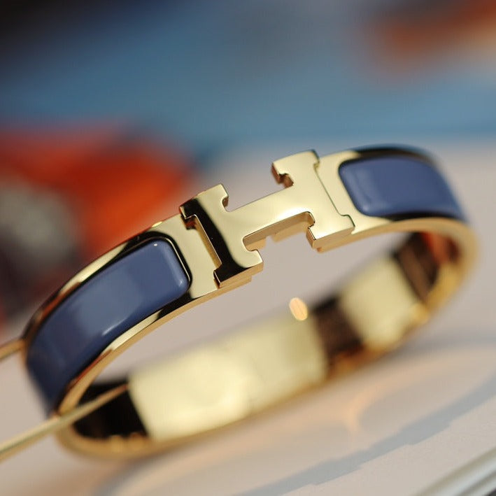 [⭐moonlume]H BRACELET 12MM BLUE GRAY