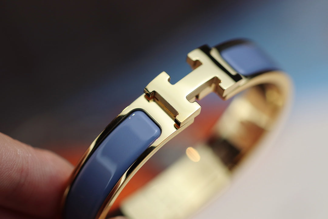 [⭐moonlume]H BRACELET 12MM BLUE GRAY