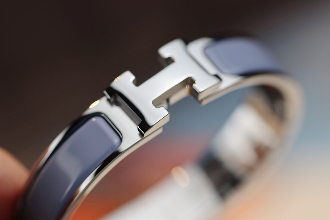 [⭐moonlume]H BRACELET 12MM BLUE GRAY