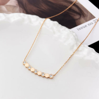 [⭐moonlume]BEE MY LOVE DIAMOND NECKLACE