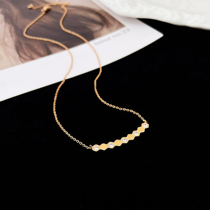[⭐moonlume]BEE MY LOVE DIAMOND NECKLACE