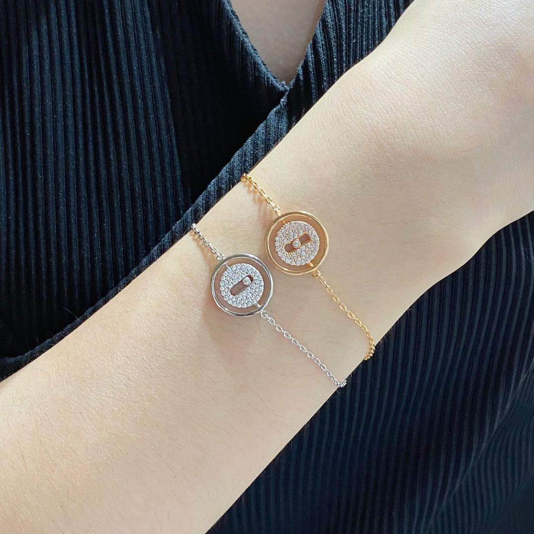 [⭐moonlume]Demo MOVE DIAMOND PAVED BRACELET
