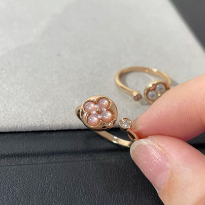 [⭐moonlume]SUN 1 DIAMOND PINK MOP RING