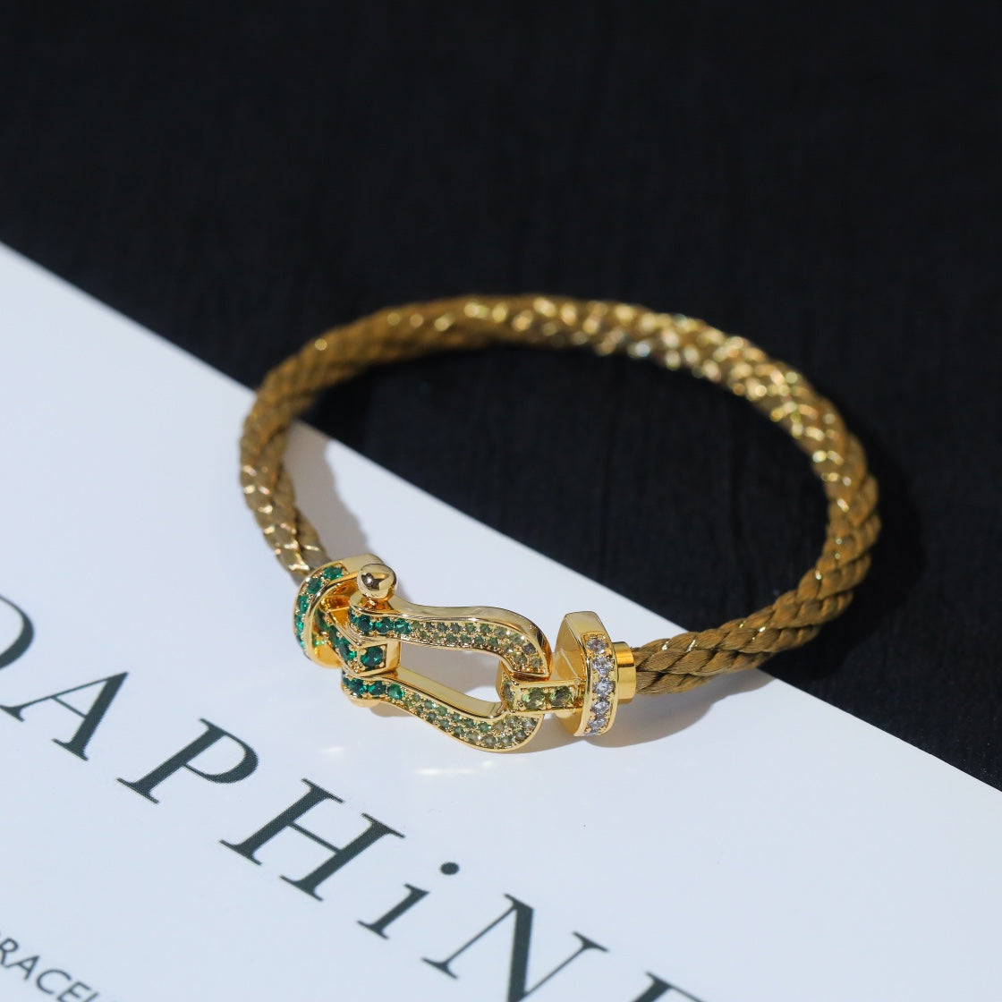 [⭐moonlume]FORCE 10 GOLD GREEN DIAMOND PAVED