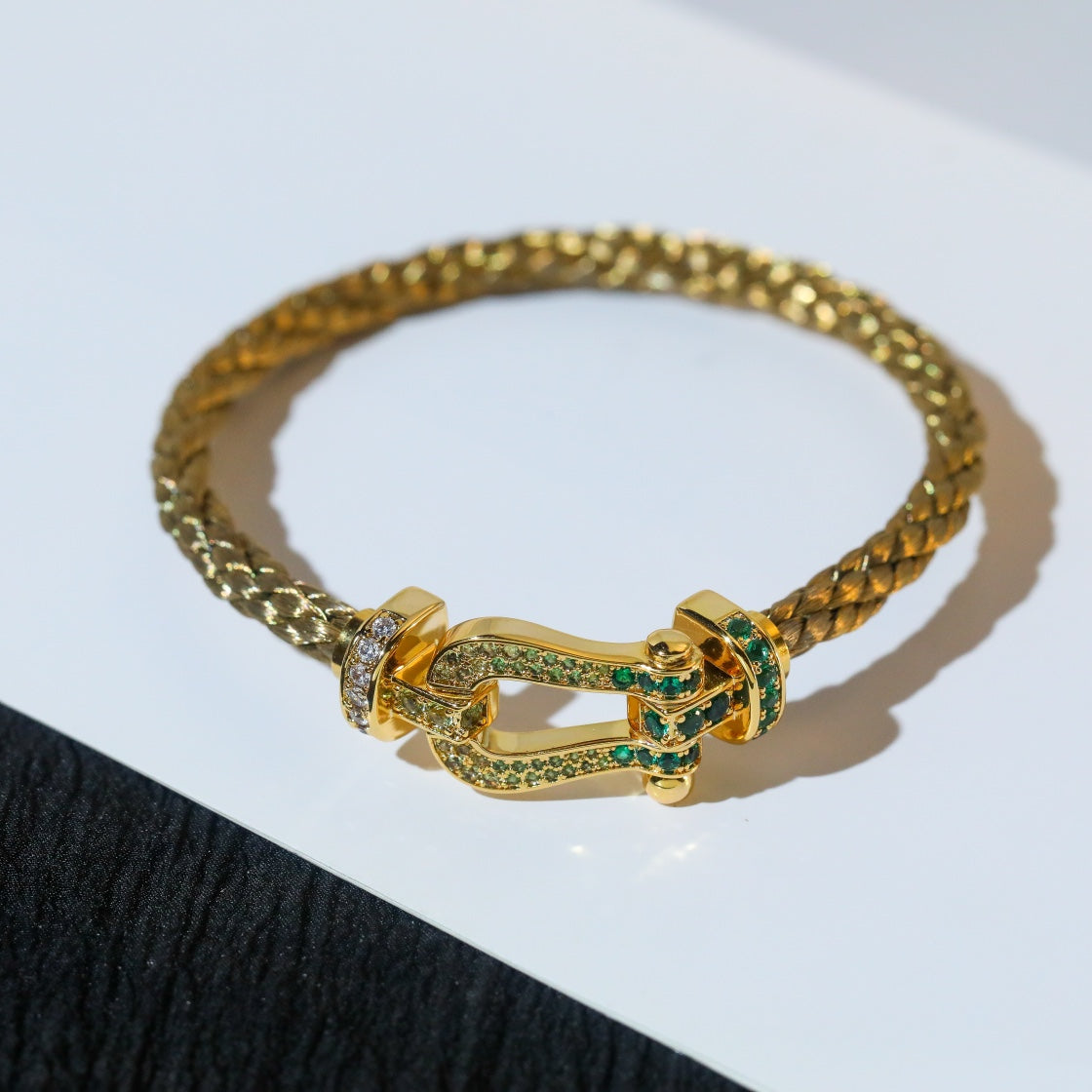 [⭐moonlume]FORCE 10 GOLD GREEN DIAMOND PAVED