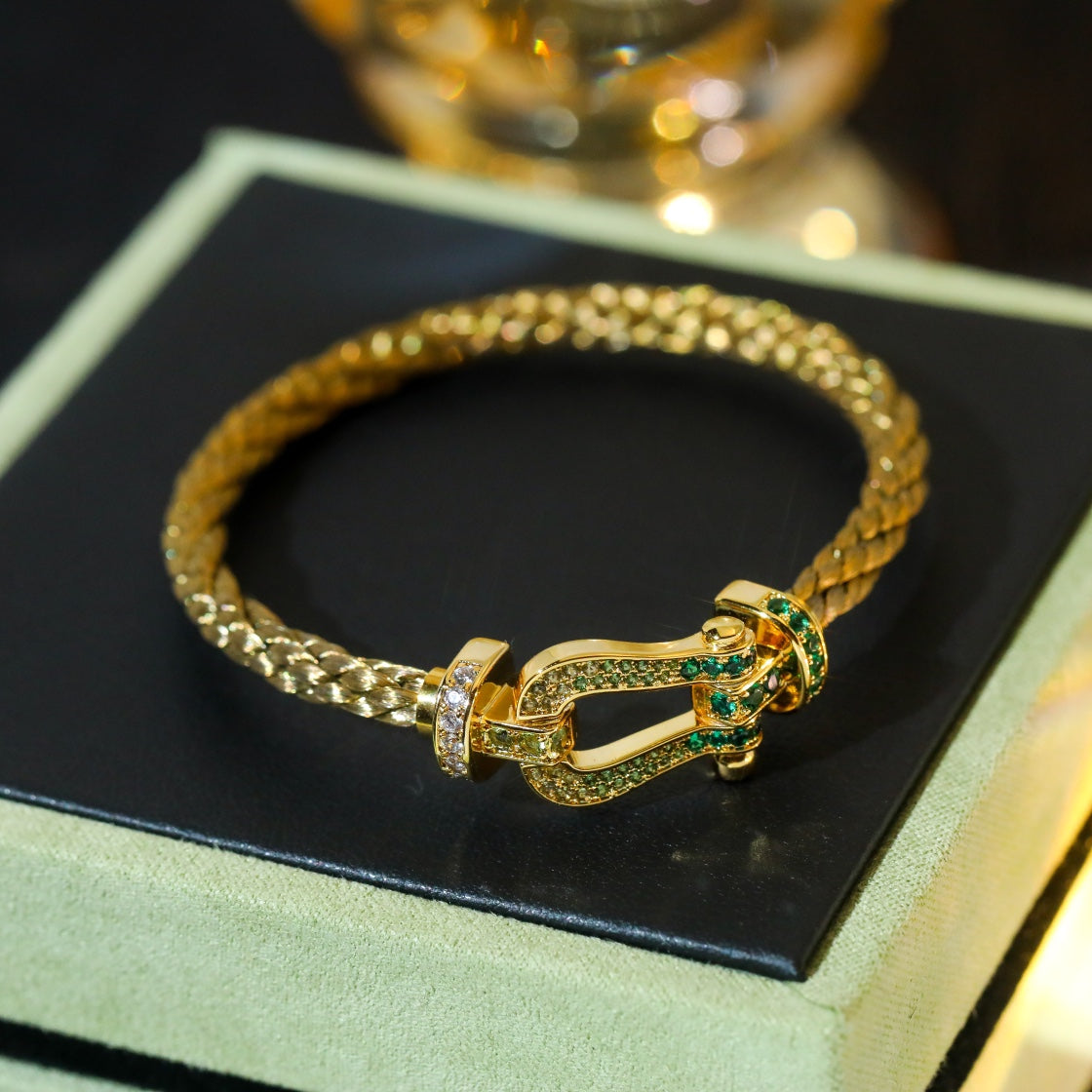 [⭐moonlume]FORCE 10 GOLD GREEN DIAMOND PAVED