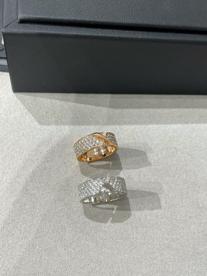 [⭐moonlume]LIENS EVIDENCE  DIAMOND PAVED RING