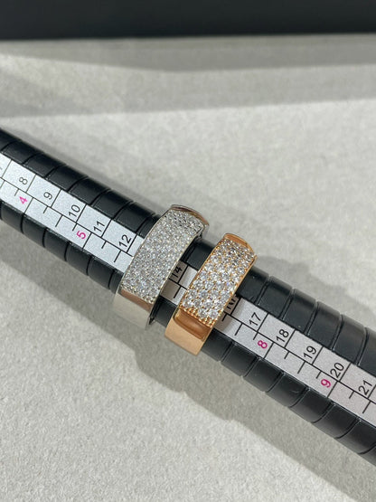 [⭐moonlume]LIENS EVIDENCE  DIAMOND PAVED RING