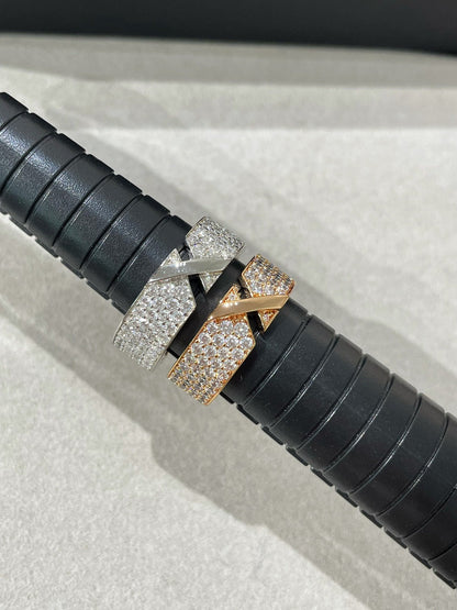 [⭐moonlume]LIENS EVIDENCE  DIAMOND PAVED RING